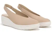 Naturalizer Women's Sutton Slingback Leather Wedges- Wide Width- 10W