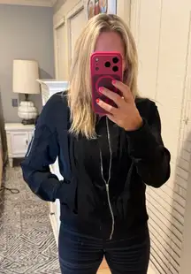 LULU’s black light jacket. Size small!
