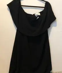 BLACK off the shoulder dress