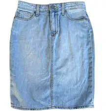 EUC PAIGE Loren Denim Skirt Size Small
