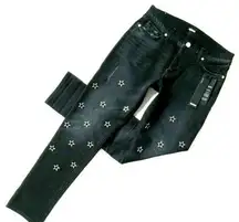 NWT HUDSON Riley in Mythology Star Grommet Relaxed Boyfriend Jeans 26 $285