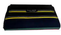 Kate Spade Staci Large Slim Bifold Wallet in a Maritime Stripes Multi pattern