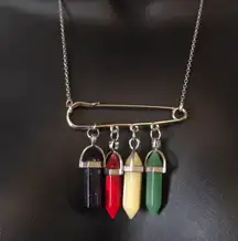 Reggae Crystal Necklace