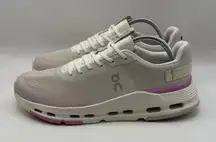 ON Running Brand Cloud Cloudnova Form 2 White/Pink Women's 10 Shoes NEW 2025