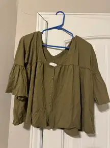 Army Green Top