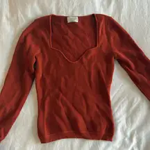 Aritzia Tuscany Sweetheart Sweater