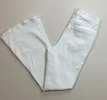 YMI Crisp White Wide Leg Jeans