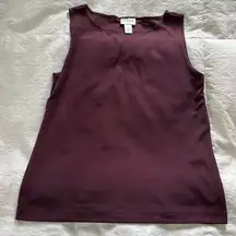 Chico's Traveler’s Women's Sleeveless Top - Plum size 2