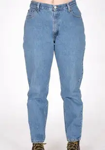 Vintage Levi's Jeans 550 Relaxed FIt Tapered Leg High Rise Mom Medium Wash 12 P