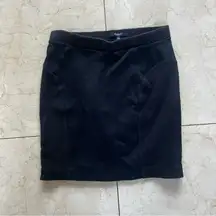 Madewell Mini Skirt Sz Small Black Patterned