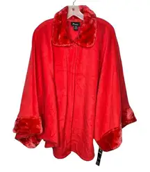 Agree Soft Coat with Fur Collar‎ nwt