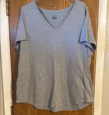 Lane Bryant PLUS SIZE Gray with Gold Sequin Pattern