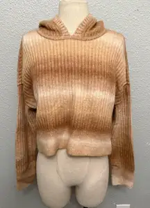 Offline by aerie Ombré Cropped Hoodie Size Small Relaxed fit