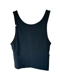 Lululemon Power Pivot Crop Training Tank Top Blue Reversible Gym Run Womens 2?