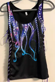 Women’s Kraken/Tentacle/Octopus/Sea Creature Tank w/ Lace-Up Sides (worn once)