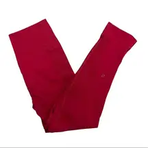 Lululemon Zone In Crop 21" Leggings Berry Rumble seamless High Rise Size 4