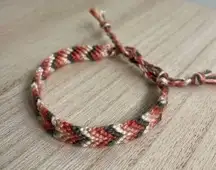 10/$25 Ripe Peach Woven Bracelet