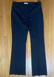 ALTUZARA Black Straight Leg Professional Wool Blend Work Pants Size 44/ US 12