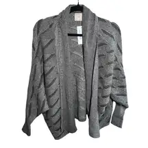 Kerisma Rikki Cardigan Charcoal Gray Size Small Medium NWT