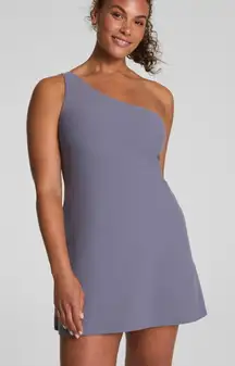 SPANXsmooth™ OnForm Asymmetrical Activewear Dress Purple Orchid Ash workout fit