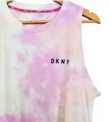 💥 DKNY Sport Pastel Tie-Dye Workout Muscle Tank