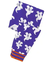 Disney Mickey Mouse ghost Halloween pajama pants joggers purple women’s small