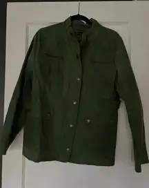 Boden Green Wax Coated Barn Coat size 16