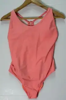 Aerie One Piece Swimsuit Crochet Back Size Medium