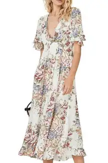 AUGUSTE SADIE GOLDIE MAXI DRESS SIZE 8