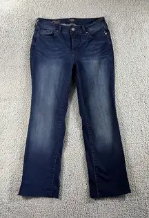 NYDJ Jeans Women 8 Marilyn Straight Mid Rise Lift Tuck Minimalist Casual Capsule