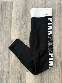 PINK Victoria's Secret Leggings Black