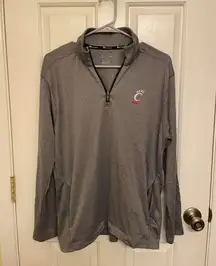 University Of Cincinnati Gray  Quarter Zip