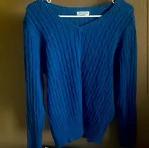 Sweater Long Sleeve V Neck 