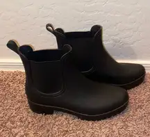 Black Rain Booties