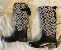 Coach Signature Rain Boots