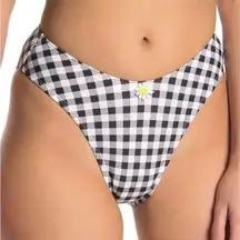 Betsey Johnson gingham bikini bottoms