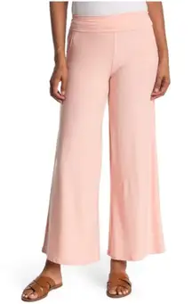 Ookie & Lala High Waist‎ Wide Leg Pants Pink Size M