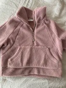 Lululemon Sherpa Scuba Pink Funnel Neck