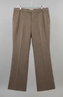 GapStretch Wide Leg 42% Wool Lined Dress Pants Career Work Business Casual Sz 16