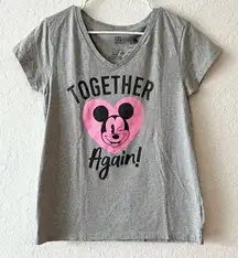 Disney Parks Limited Release Reopening Together Again Mickey Mouse Gray Shirt S