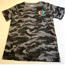Brooklyn Clothing Rainbow Smiley Face Camo T-Shirt Urban Streetwear XL‎