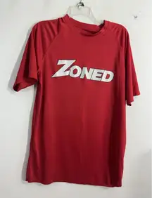 Woman Augusta Sports Wear Moisture Mgt Medium Red Pullover Short Sleeve T Shirt