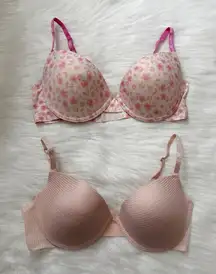 Nine West Intimates BUNDLE (2) Padded Push Up Bra, Size 36C