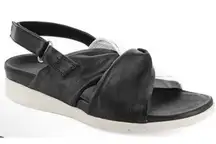 NEW STRIVE Tahiti II Orthopedic Sandal Black Leather Arch Support Womens Shoes 7