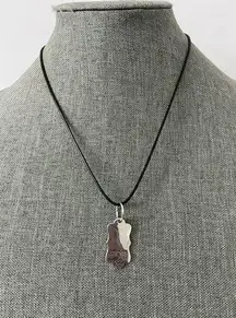 Boutique Upcycled mom pendant necklace