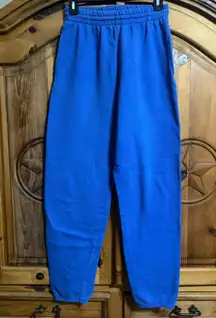 Blue vintage 90s cotton sweatpants