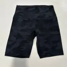Lululemon Align 10” Biker Shorts Black Camo Size 8 (Minor Flaw)