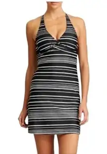 ATHLETA Encinitas Tara Halter Swim Dress, Sz 36D/DD