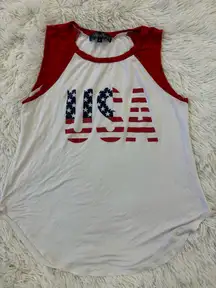 women’s usa tank top size small