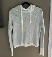 Rachel Zoe Cream Knit Cowl Sweater